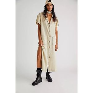 New Free People Almeda Dress Duster Guaze Maxi size MEDIUM